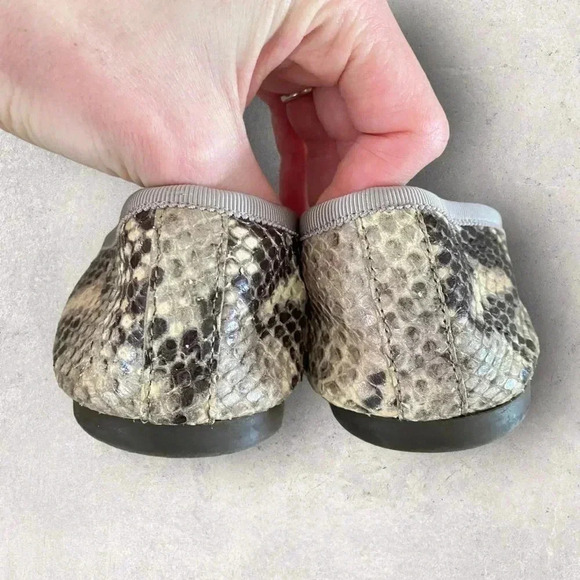 * PRETTY BALLERINAS* Flats Snake Print Sz 36 - Picture 6 of 10